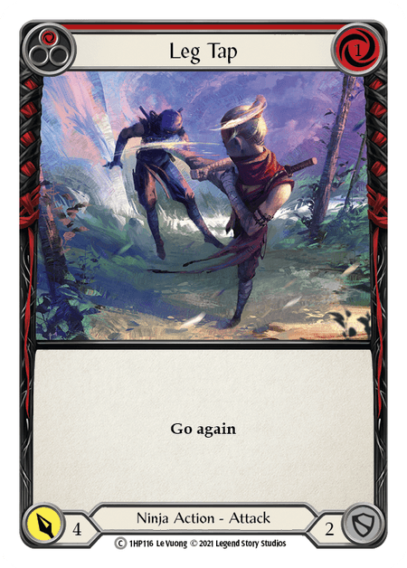 Leg Tap (Red) — History Pack Vol.1 Flesh and Blood card by Le Vuong