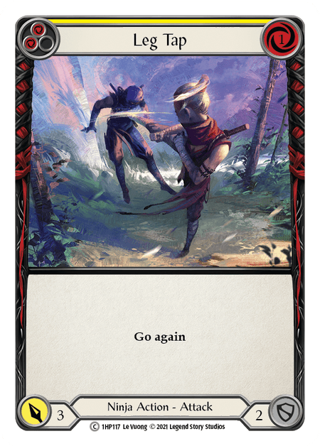 Leg Tap (Yellow) — History Pack Vol.1 Flesh and Blood card by Le Vuong