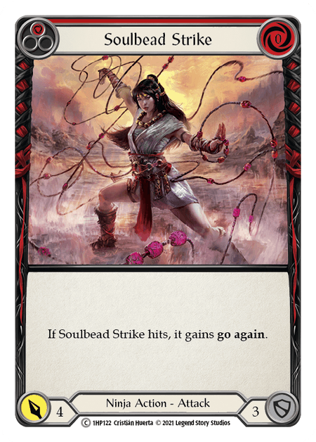 Soulbead Strike (Red) — History Pack Vol.1 Flesh and Blood card by Cristián Huerta