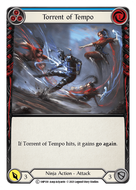 Torrent of Tempo — Welcome Deck: Ira Flesh and Blood card by Asep Ariyanto