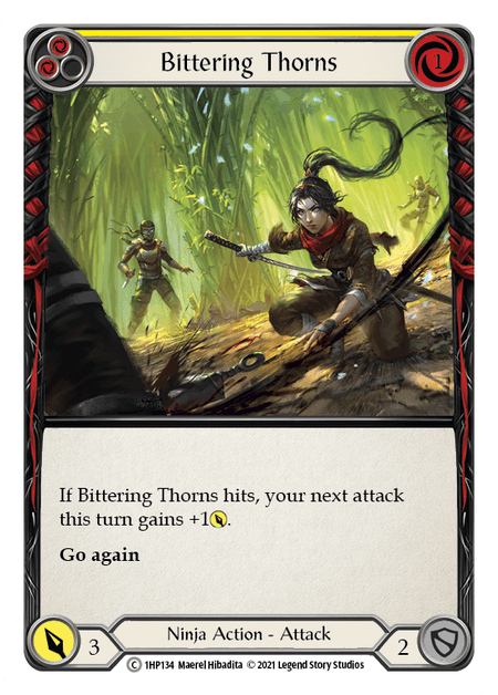 Bittering Thorns — History Pack Vol.1 Flesh and Blood card by Maerel Hibadita