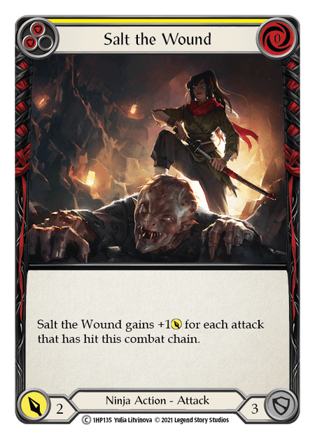 Salt the Wound — History Pack Vol.1 Flesh and Blood card by Yulia Litvinova