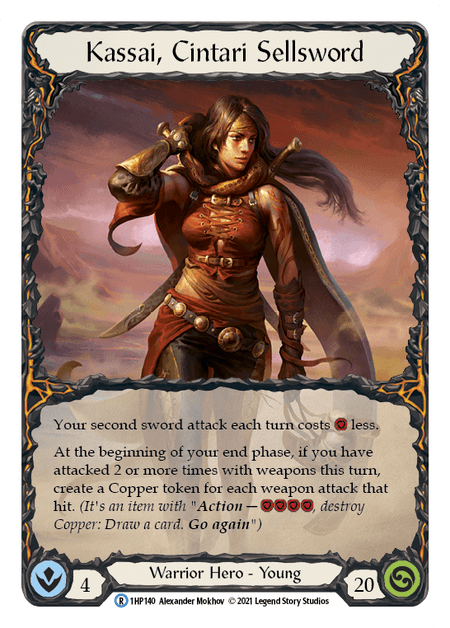 Kassai, Cintari Sellsword — History Pack Vol.1 Flesh and Blood card by Alexander Mokhov