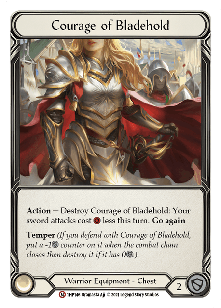 Courage of Bladehold — History Pack Vol.1 Flesh and Blood card by Bramasta Aji