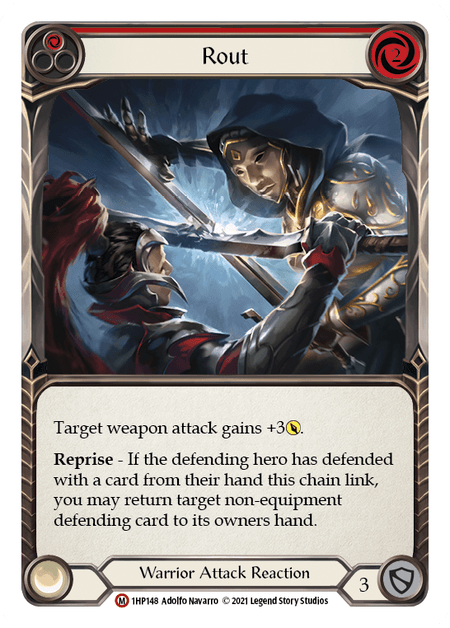 Rout — History Pack Vol.1 Flesh and Blood card by Adolfo Navarro