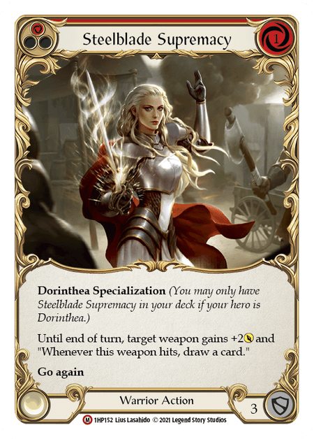 Steelblade Supremacy — History Pack Vol.1 Flesh and Blood card by Lius Lasahido