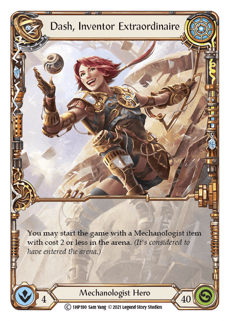 Dash, Inventor Extraordinaire — History Pack Vol.1 Flesh and Blood card by Sam Yang