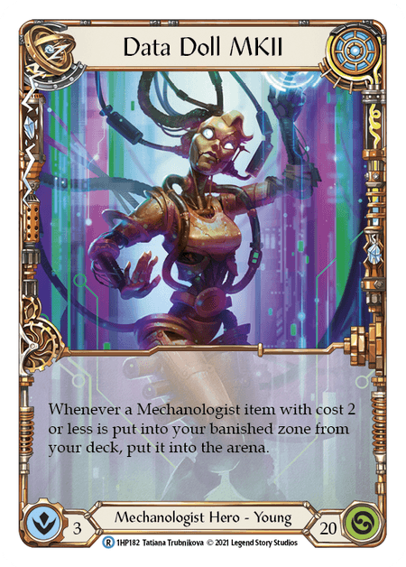 Data Doll MKII — History Pack Vol.1 Flesh and Blood card by Tatiana Trubnikova
