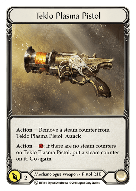 Teklo Plasma Pistol — History Pack Vol.1 Flesh and Blood card by Regina Krivolapova