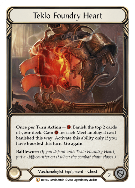 Teklo Foundry Heart — History Pack Vol.1 Flesh and Blood card by Pavel Chuvin
