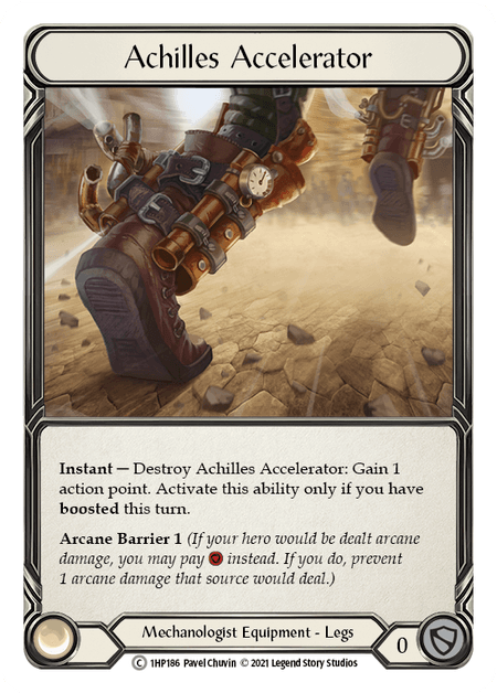 Achilles Accelerator — History Pack Vol.1 Flesh and Blood card by Pavel Chuvin
