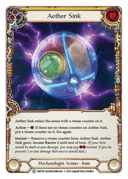 Aether Sink — History Pack Vol.1 Flesh and Blood card by Rachel Alderson