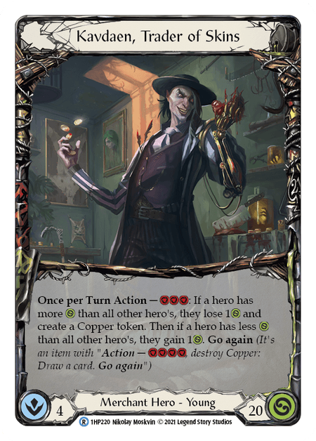 Kavdaen, Trader of Skins — History Pack Vol.1 Flesh and Blood card by Nikolay Moskvin