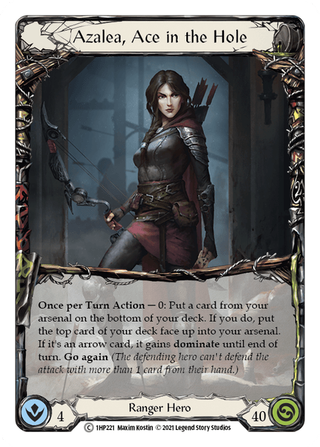 Azalea, Ace in the Hole — History Pack Vol.1 Flesh and Blood card by Max Kostin