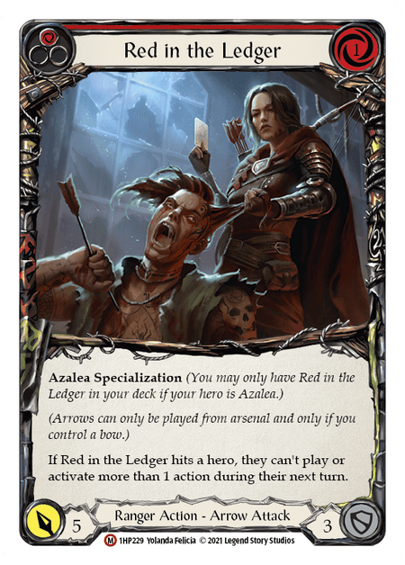 Red in the Ledger — History Pack Vol.1 Flesh and Blood card by Yolanda Felicia