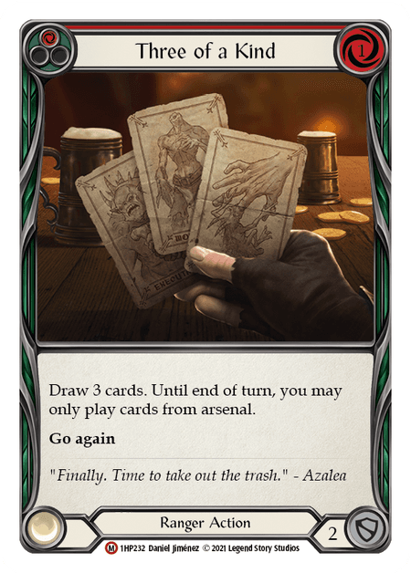 Three of a Kind — History Pack Vol.1 Flesh and Blood card by Daniel Jiménez