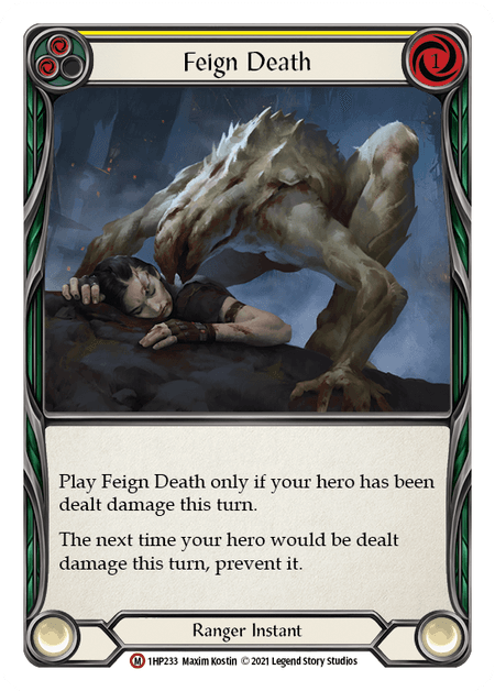 Feign Death — History Pack Vol.1 Flesh and Blood card by Maxim Kostin