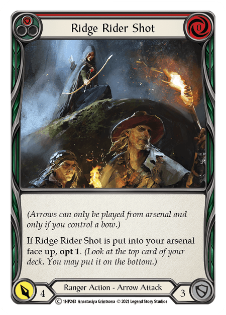 Ridge Rider Shot (Red) — History Pack Vol.1 Flesh and Blood card by Anastasiya Grintsova