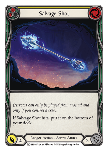Salvage Shot — 1HP Flesh and Blood card by Rachel Alderson