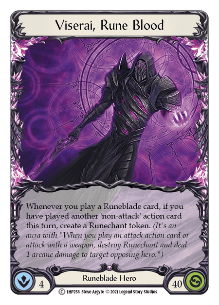 Viserai, Rune Blood — History Pack Vol.1 Flesh and Blood card by Steve Argyle