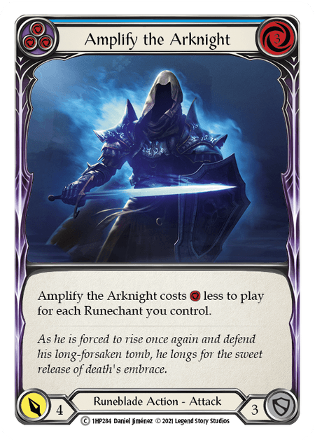Amplify the Arknight (Blue) — History Pack Vol.1 Flesh and Blood card by Daniel Jimenez