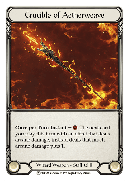 Crucible of Aetherweave — History Pack Vol.1 Flesh and Blood card by Kate Fox