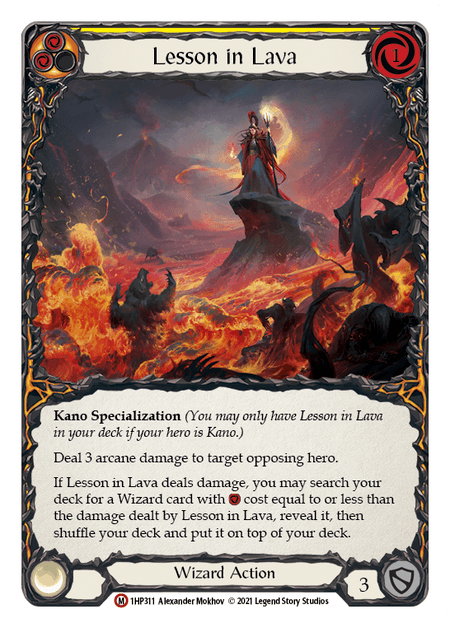 Lesson in Lava — History Pack Vol.1 Flesh and Blood card by Alexander Mokhov