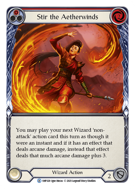 Stir the Aetherwinds (Red) — History Pack Vol.1 Flesh and Blood card by Igor Heras