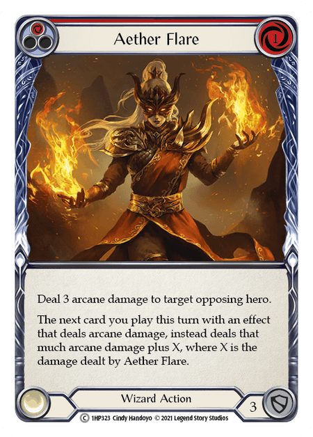Aether Flare (Red) — History Pack Vol.1 Flesh and Blood card by Cindy Handoyo