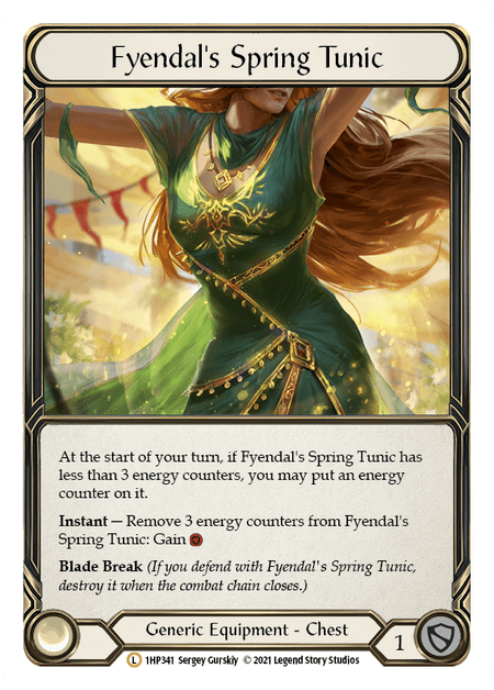 Fyendal's Spring Tunic — Flesh and Blood card