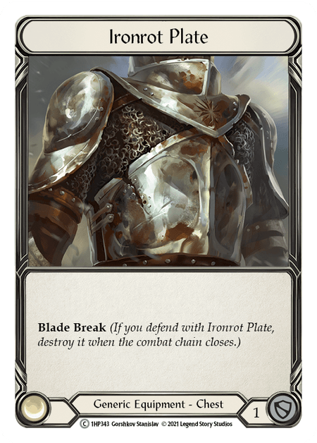 Ironrot Plate — History Pack Vol.1 Flesh and Blood card by Gorshkov Stanislav