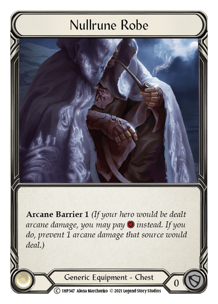 Nullrune Robe — History Pack Vol.1 Flesh and Blood card by Alena Marchenko