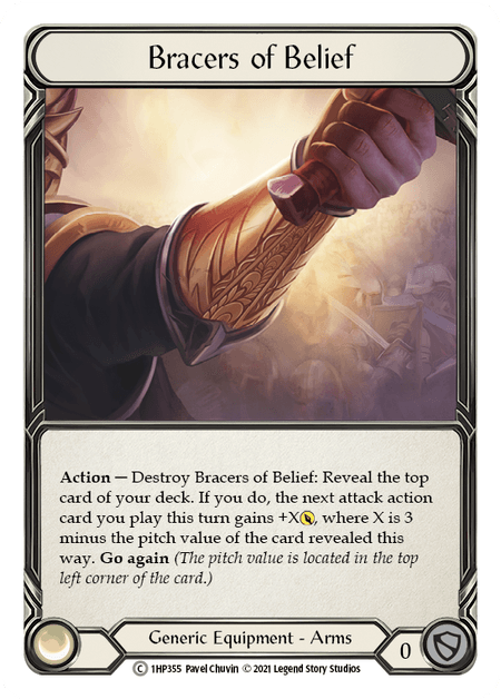 Bracers of Belief — History Pack Vol.1 Flesh and Blood card by Pavel Chuvin