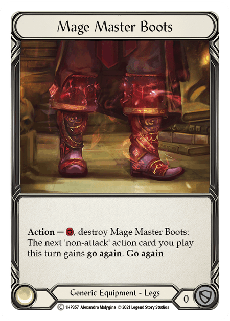 Mage Master Boots — History Pack Vol.1 Flesh and Blood card by Alexandra Malygina