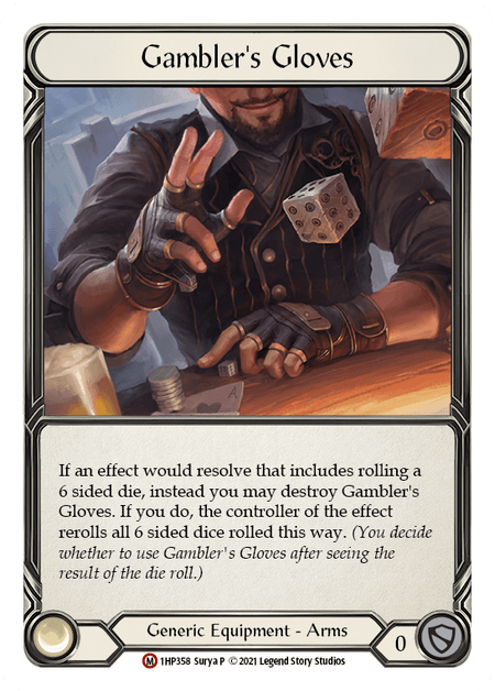 Gambler's Gloves — History Pack Vol.1 Flesh and Blood card by Surya P
