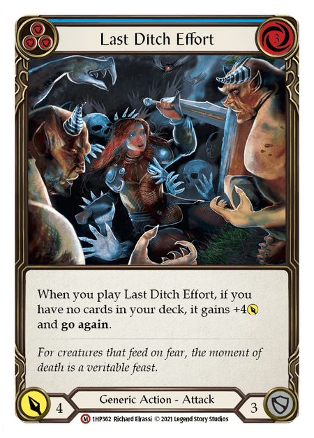 Last Ditch Effort — History Pack Vol.1 Flesh and Blood card by Richard Elrassi