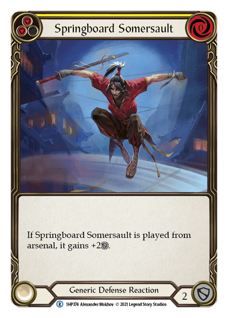 Springboard Somersault — History Pack Vol.1 Flesh and Blood card by Alexander Mokhov