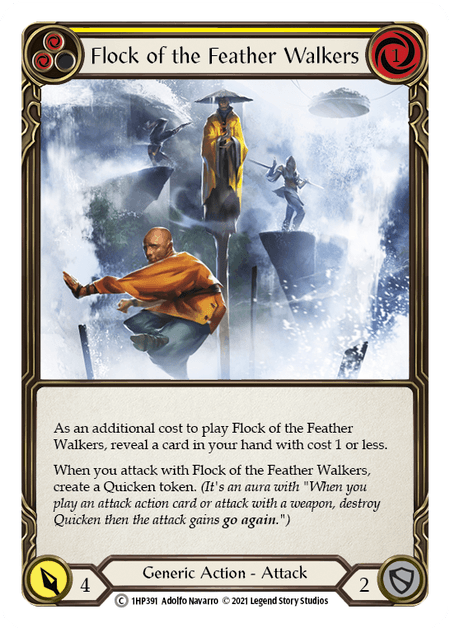 Flock of the Feather Walkers (Yellow) — History Pack Vol.1 Flesh and Blood card by Adolfo Navarro
