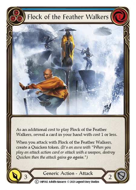 Flock of the Feather Walkers (Blue) — History Pack Vol.1 Flesh and Blood card by Adolfo Navarro