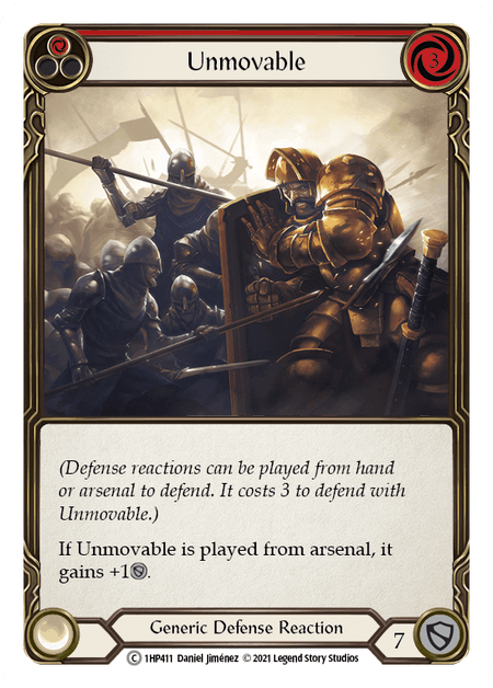 Unmovable (Red) — History Pack Vol.1 Flesh and Blood card by Daniel Jiménez
