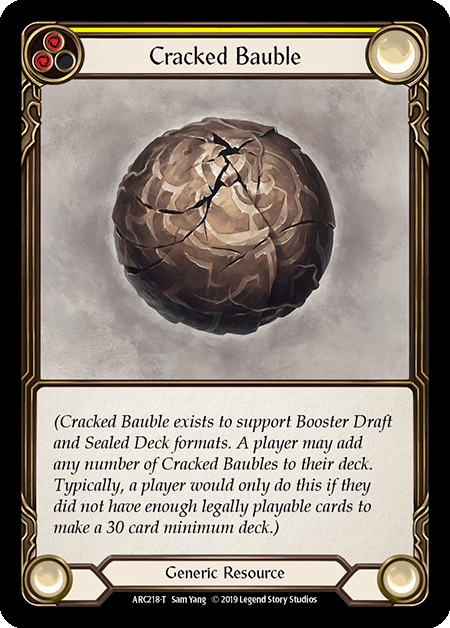 Cracked Bauble — Arcane Rising Flesh and Blood card by Sam Yang