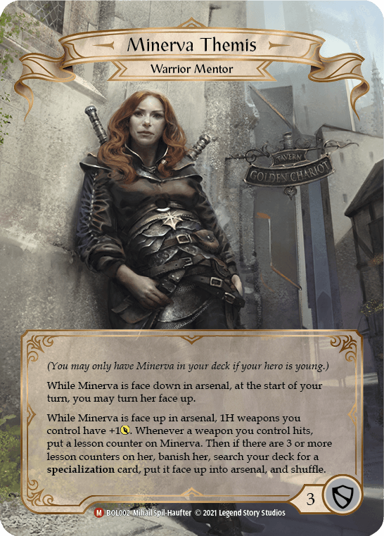 Minerva Themis — Flesh and Blood card
