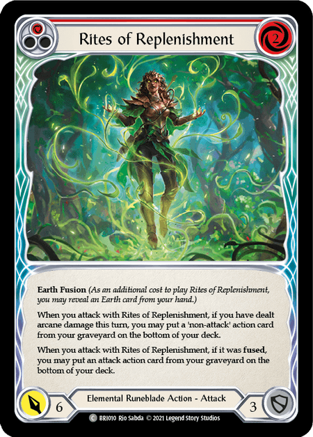 Rites of Replenishment (Red) — Blitz Deck: Tales of Aria - Briar Flesh and Blood card by Rio Sabda