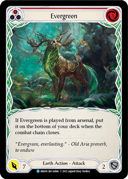 Evergreen (Red) — Flesh and Blood card