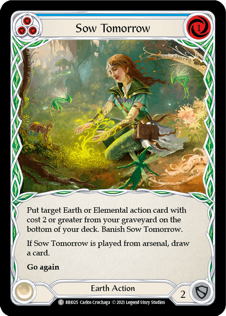 Sow Tomorrow (Blue) — Flesh and Blood card