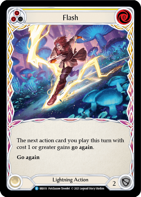 Flash — BRI Flesh and Blood card by Patchanee Treedet
