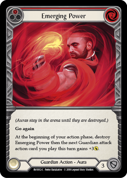 Emerging Power — BVO Flesh and Blood card by Fedor Barkhatov