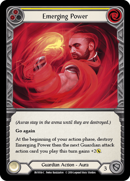 Emerging Power — BVO Flesh and Blood card by Fedor Barkhatov
