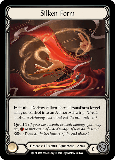 Silken Form — Blitz Deck: Uprising - Dromai Flesh and Blood card by Felicia Liang
