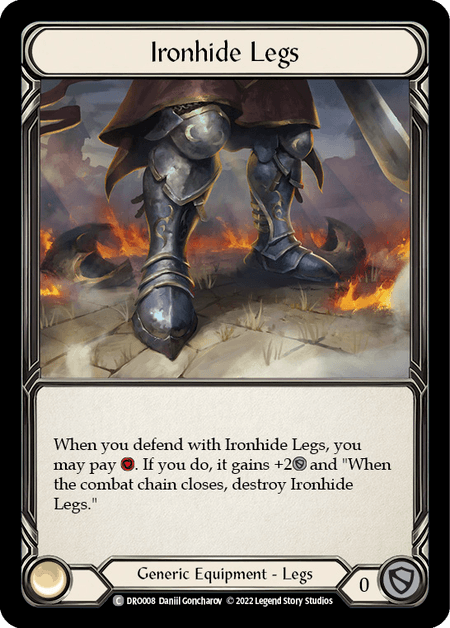 Ironhide Legs — Blitz Deck: Uprising - Dromai Flesh and Blood card by Danill Goncharov